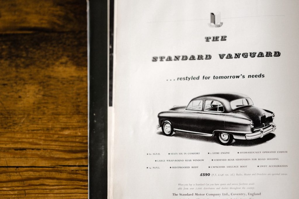 Photo auto advertising